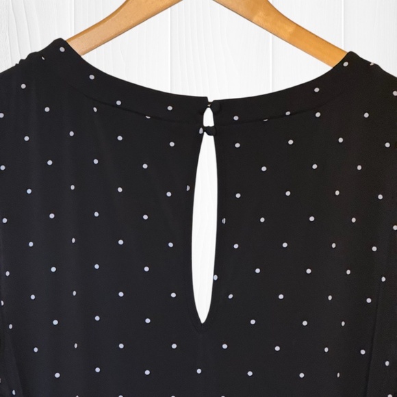 TORRID Studio Knit Flutter Sleeve Romper - Polka Dot - Picture 13 of 16